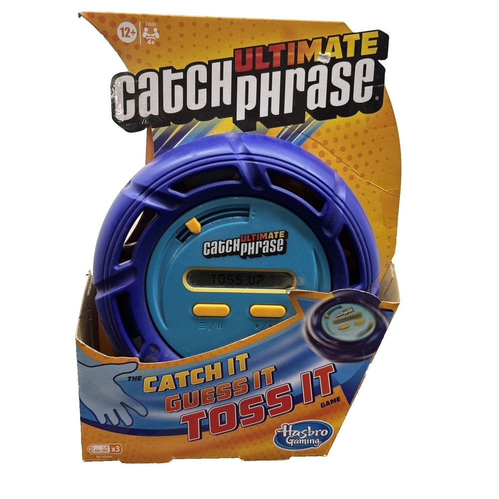NEW Ultimate Catch Phrase Hasbro Electronic Game- catch it, guess it, toss it